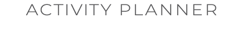 Activity Planner